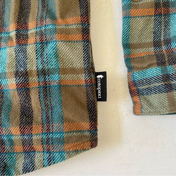 Cotopaxi Men's Mero Organic Flannel Shirt - Oak Plaid Size S - Picture 9 of 11
